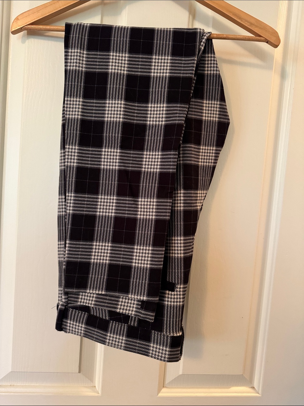 Black & White Plaid Pants